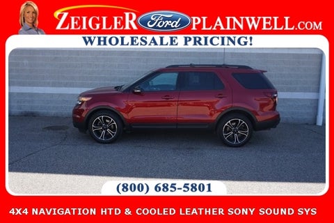 2015 Ford Explorer Sport 4X4 NAVIGATION HTD & COOLED LEATHER SONY SOUND SYS in Chicago, IL - Zeigler Chrysler Dodge Jeep Ram Schaumburg
