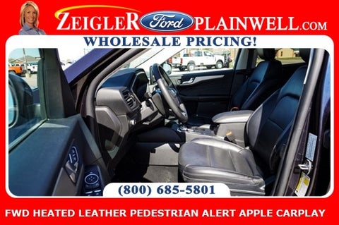 2021 Ford Escape SEL FWD HEATED LEATHER PEDESTRIAN ALERT APPLE CARPLAY in Chicago, IL - Zeigler Chrysler Dodge Jeep Ram Schaumburg