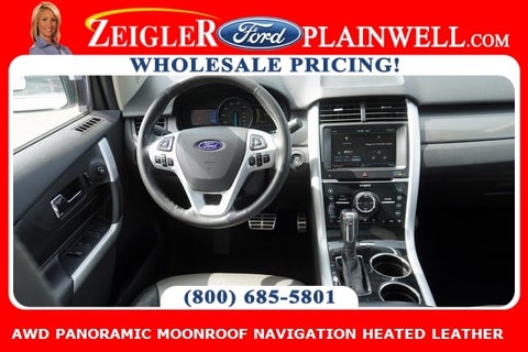 2013 Ford Edge Sport AWD PANORAMIC MOONROOF NAVIGATION HEATED LEATHER in Chicago, IL - Zeigler Chrysler Dodge Jeep Ram Schaumburg