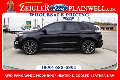2018 Ford Edge Sport AWD PANORAMIC MOONROOF HEATED & COOLED LEATHER NAV in Chicago, IL - Zeigler Chrysler Dodge Jeep Ram Schaumburg