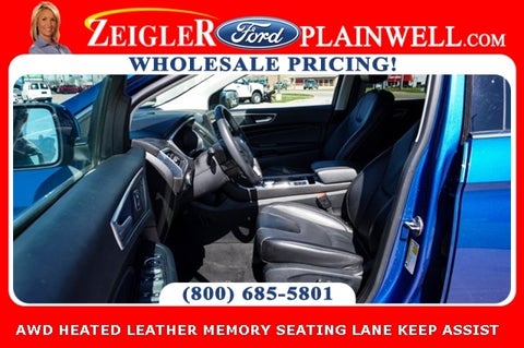 2021 Ford Edge Titanium AWD HEATED LEATHER MEMORY SEATING LANE KEEP ASSIST in Chicago, IL - Zeigler Chrysler Dodge Jeep Ram Schaumburg