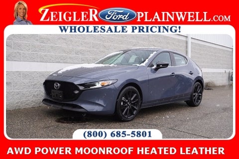 2023 Mazda Mazda3 2.5 S Carbon Edition AWD POWER MOONROOF HEATED LEATHER in Chicago, IL - Zeigler Chrysler Dodge Jeep Ram Schaumburg